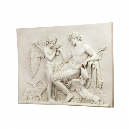 Toscano - Eros and Dionysus High Relief Frieze Wall Sculpture