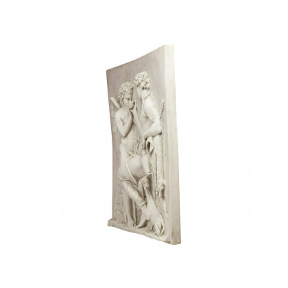 Toscano - Eros and Dionysus High Relief Frieze Wall Sculpture