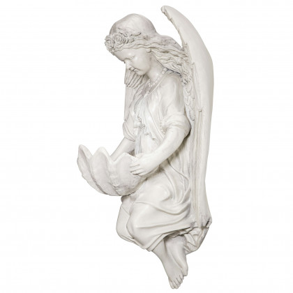 Toscano - Brixton Abbey Angel Shell Font Wall Sculpture