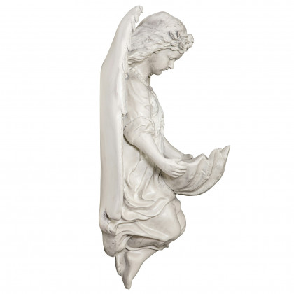 Toscano - Brixton Abbey Angel Shell Font Wall Sculpture