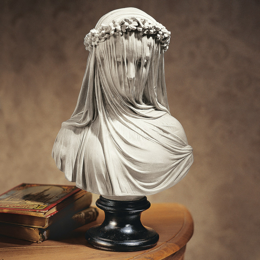 Toscano - The Veiled Maiden Sculptural Bust