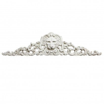 Toscano - Remoulage Lion Sculptural Wall Pediment