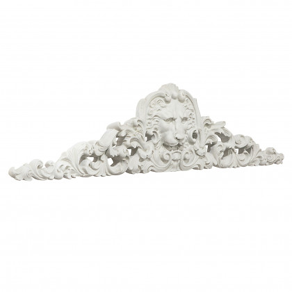 Toscano - Remoulage Lion Sculptural Wall Pediment