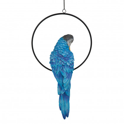 Toscano Polly in Paradise Parrot on Ring Perch - Large