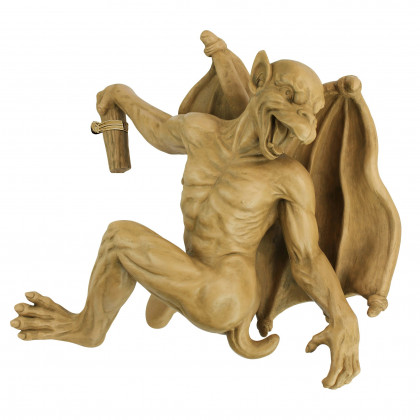 Toscano - Gaston the Climbing Gothic Gargoyle Statue