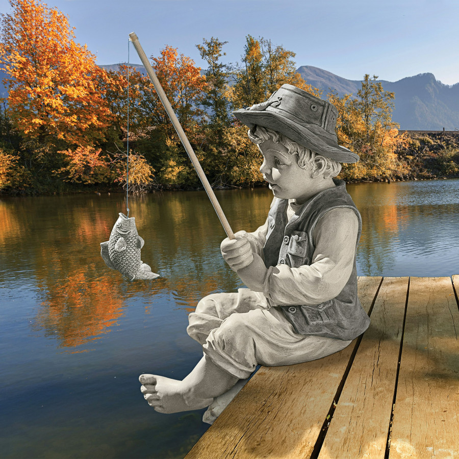 Toscano - Frederic the Little Fisherman of Avignon Statue