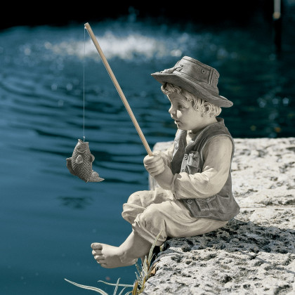 Toscano - Frederic the Little Fisherman of Avignon Statue