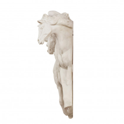 Toscano - Los Tres Caballos del Castillo Alomar Horse Wall Sculpture