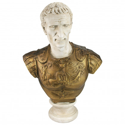 Toscano - Julius Caesar Roman Emperor Sculptural Bust