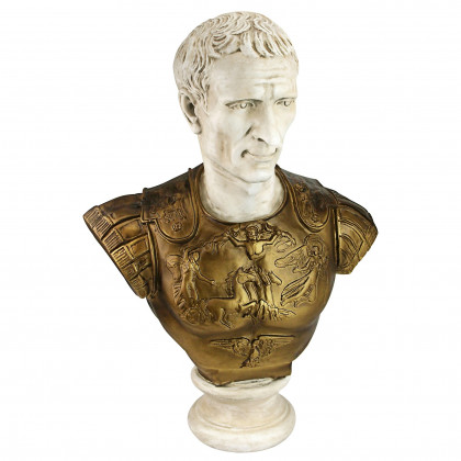 Toscano - Julius Caesar Roman Emperor Sculptural Bust