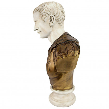 Toscano - Julius Caesar Roman Emperor Sculptural Bust