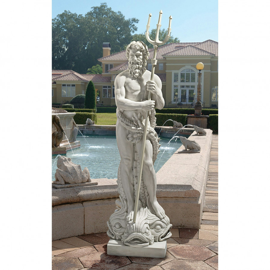 Toscano - Poseidon God of the Sea Grand-Scale Statue