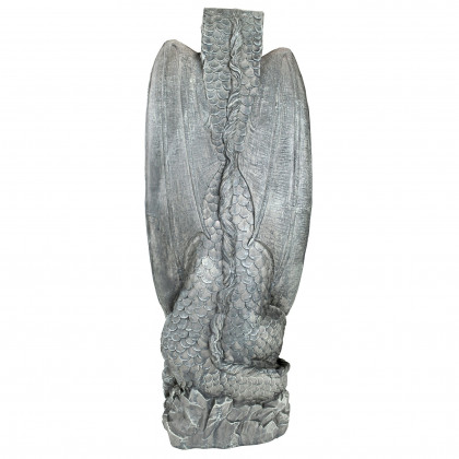 Toscano - Zippy the Dragon Mailbox Post Sleeve Statue
