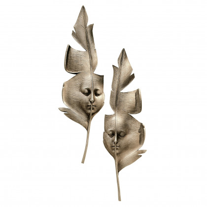 Toscano - Aurora and Hespera Greenmen Mask Wall Sculpture