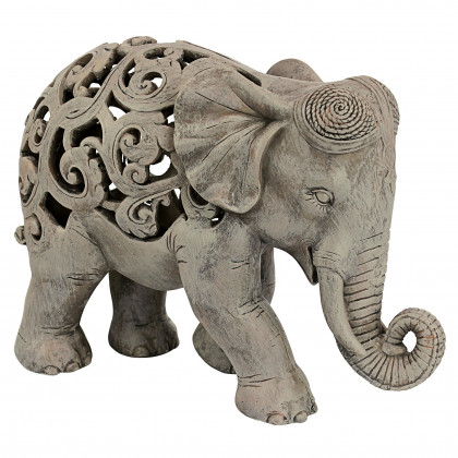 Toscano - Anjan the Elephant Jali Statue