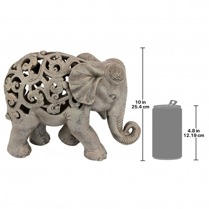 Toscano - Anjan the Elephant Jali Statue