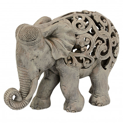 Toscano - Anjan the Elephant Jali Statue
