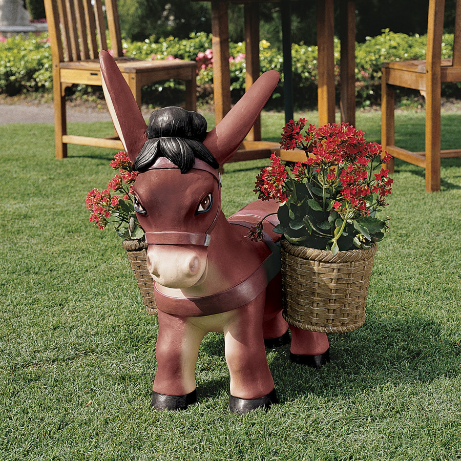 Toscano - Pancho the Burro Donkey Planter Statue