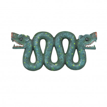 Toscano - Aztec Double-Headed Serpent Wall Sculpture