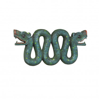 Toscano - Aztec Double-Headed Serpent Wall Sculpture