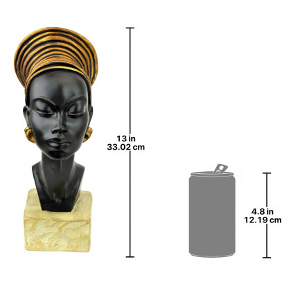 Toscano - Nubian Kandake African Queen Sculptural Bust