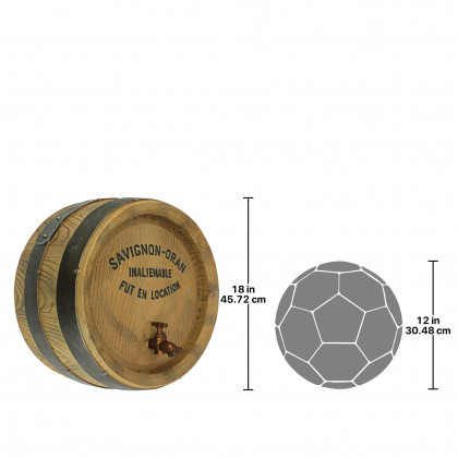 Toscano - French Wine Barrel Wall Sculpture