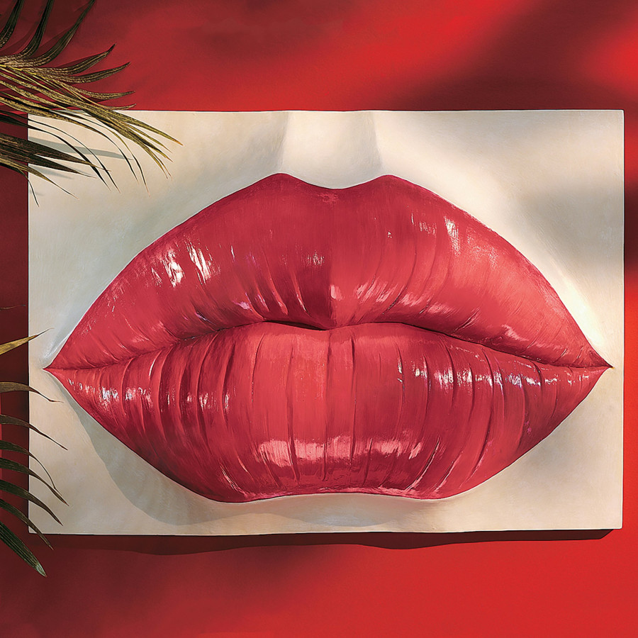 Toscano - Pop Art Lips Wall Sculpture