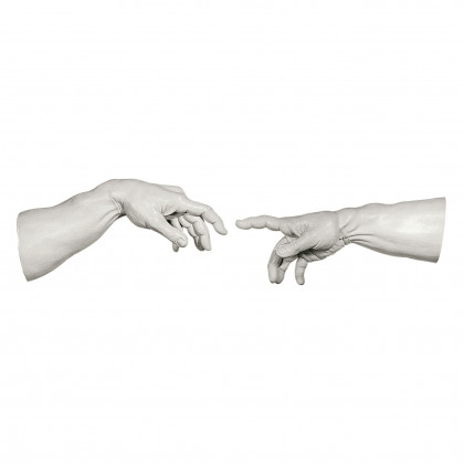 Toscano - Set of 2 The Creation of Adam Wall Sculpture