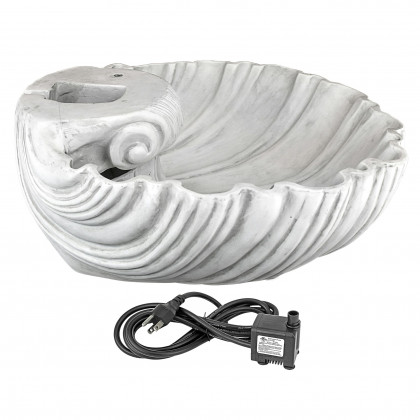 Toscano - The Peeing Boy of Brussels Sculptural Shell Basin with Pump