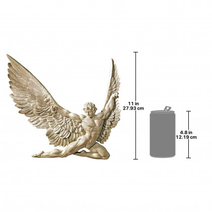 Toscano - Icarus Tragic Mythical Greek Figure Wall Sculpture