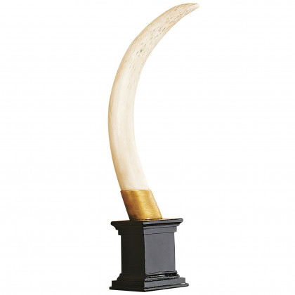 Toscano - British Colonial Elephant Tusk Sculptural Trophy