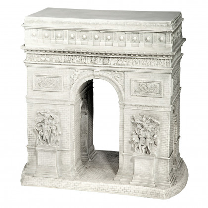 Toscano - Arc de Triomphe Sculptural Side Table in Designer Resin