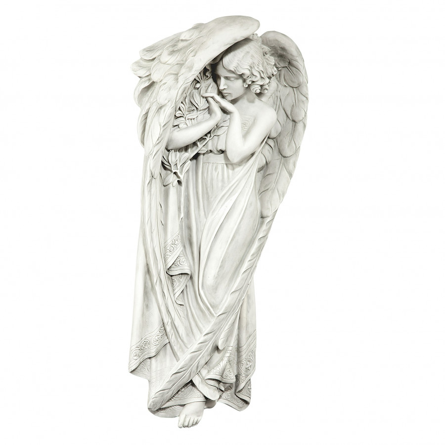 Toscano Santa Croce Angel Wall Sculpture - Medium