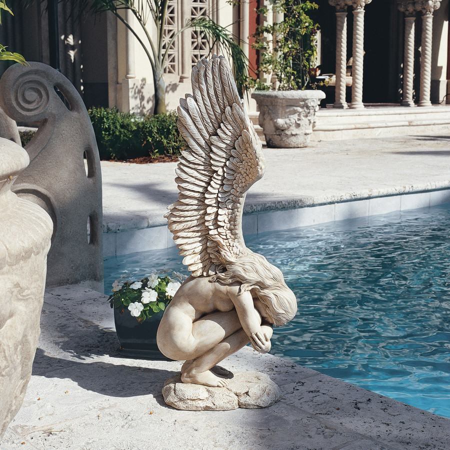 Toscano Remembrance and Redemption Angel Statue - Large