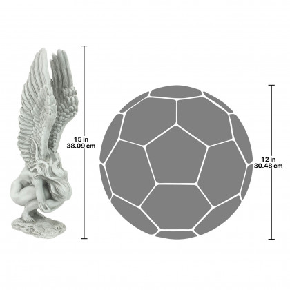 Toscano Remembrance and Redemption Angel Statue - Medium