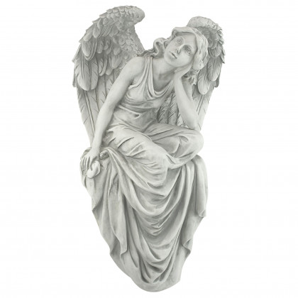 Toscano Resting Grace Sitting Angel Statue - Large