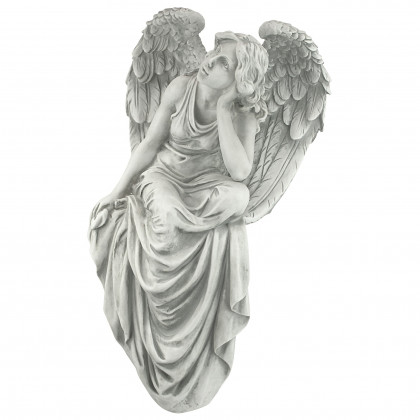 Toscano Resting Grace Sitting Angel Statue - Large