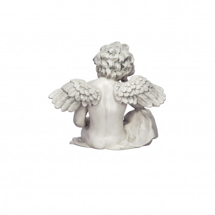 Toscano - Mourning Mortality Sitting Cherub Sculpture