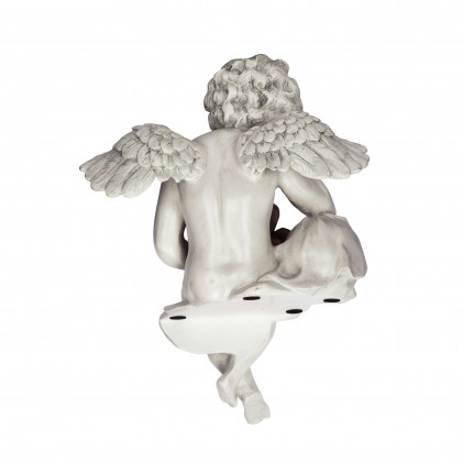 Toscano - Mourning Mortality Sitting Cherub Sculpture