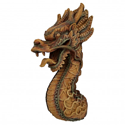 Toscano - Asian Fire Dragon Wall Sculpture