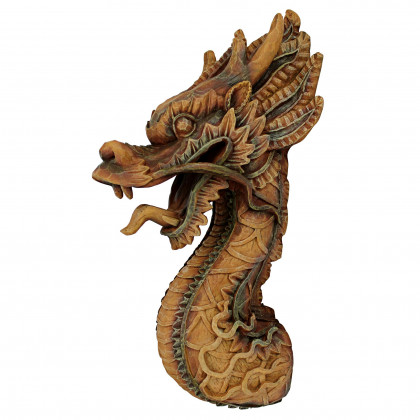 Toscano - Asian Fire Dragon Wall Sculpture