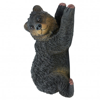 Toscano - Yonva the Climbing Baby Black Bear Cub Tree Hugger Sculpture