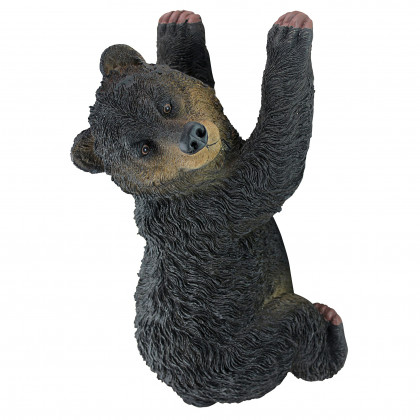 Toscano - Yonva the Climbing Baby Black Bear Cub Tree Hugger Sculpture