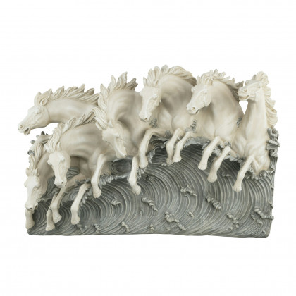 Toscano - Neptune Horses of the Sea Frieze Wall Sculpture