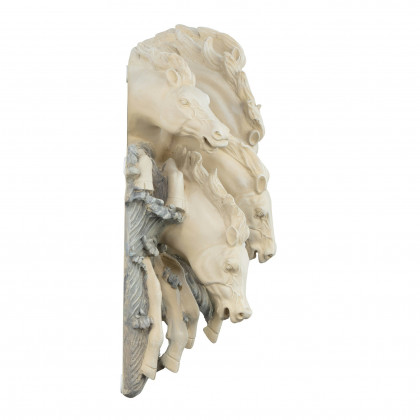 Toscano - Neptune Horses of the Sea Frieze Wall Sculpture