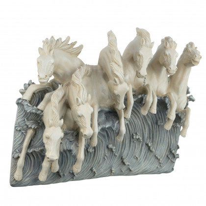 Toscano - Neptune Horses of the Sea Frieze Wall Sculpture