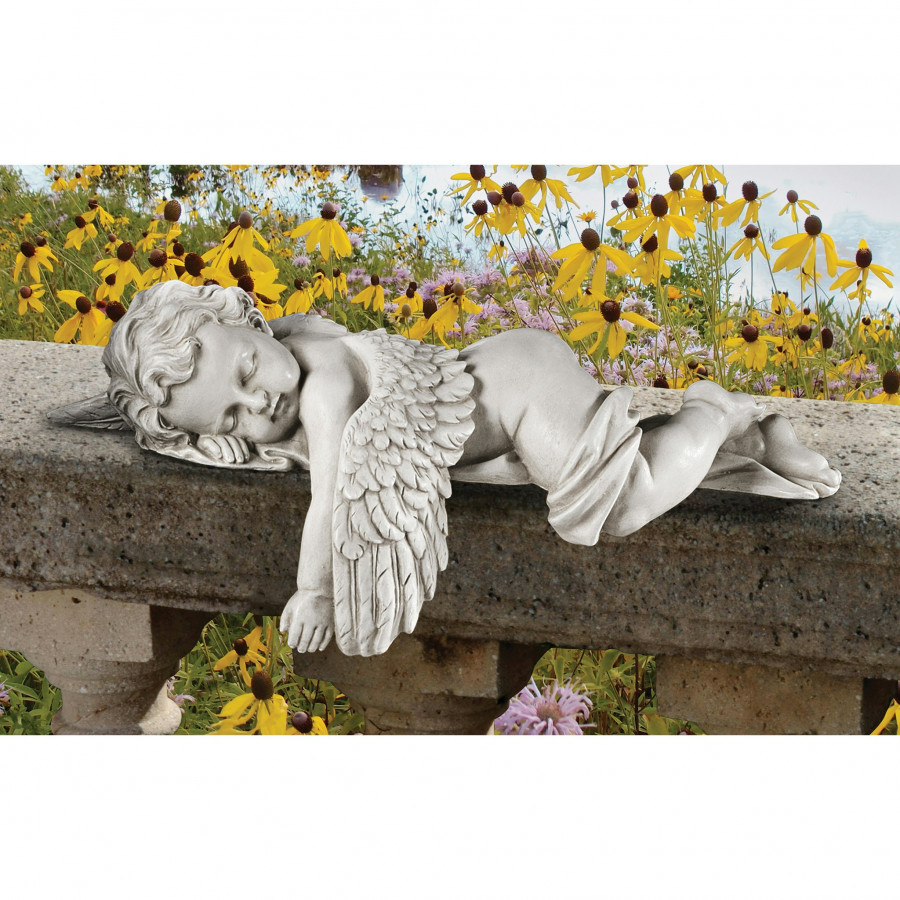 Toscano - Sleepy Time Baby Angel Statue