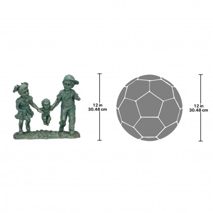 Toscano - Swing Time Children Garden Statue