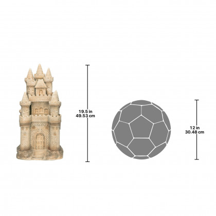 Toscano - Sand Castle by the Sea Beach Statue