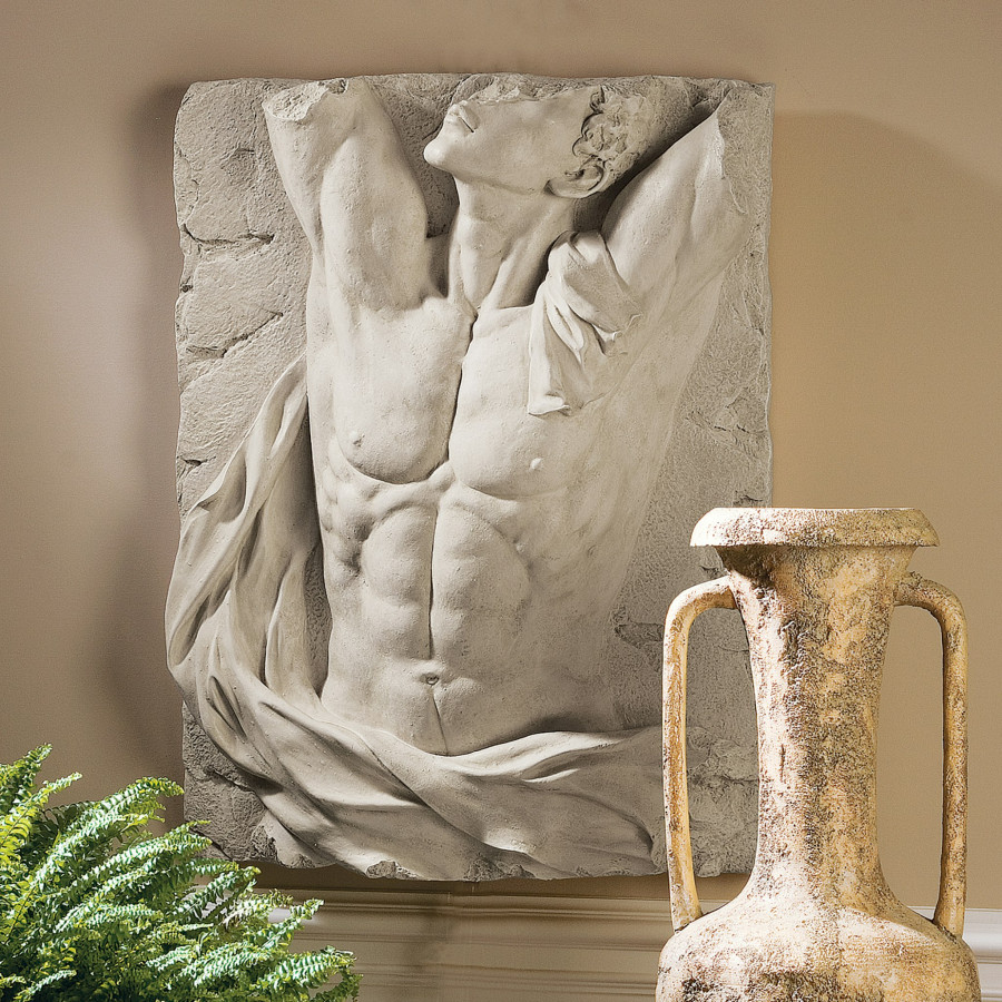 Toscano - Torso of Adonis Bas-Relief Frieze Wall Sculpture